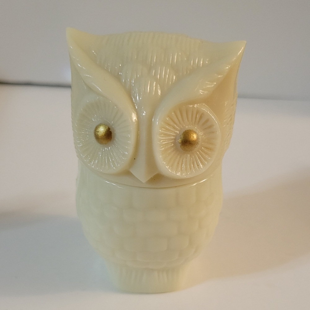 Avon Owl Moonwind Cream Sachet Jar Empty